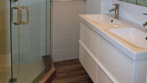 Master Bath Converted From Closet, Brookline - N Sabella Inc.