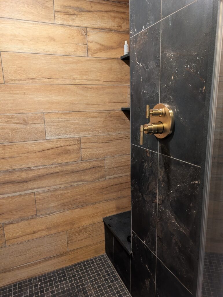 Wayland Shower opposite wall
