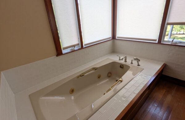 Lenox St tub retile