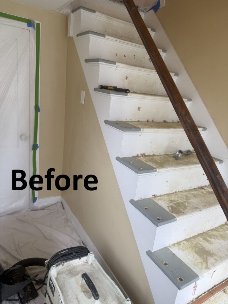 Holliston staircase before words